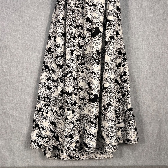 NWT Anthropologie Floral Linen Cotton Maxi Dress Pockets Sz S Fairy Sweetheart - Picture 5 of 15